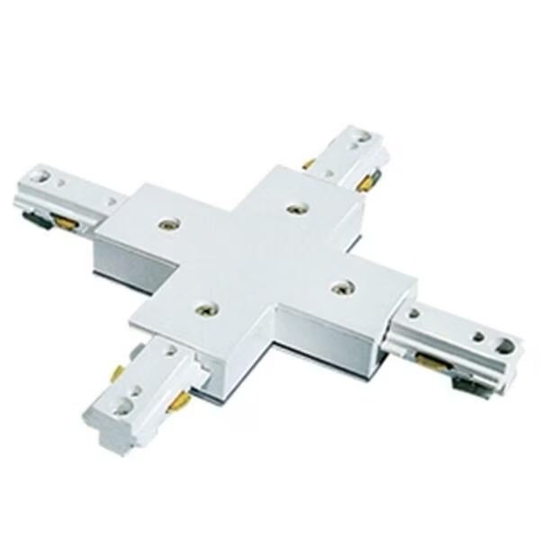 X-Connector with Power- Satin Chrome, Jesco Lighting Group, Mfr#: HXJSC